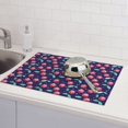 thumbnail image 6 of Yiaed Cool Mirror Cherries Print Highly Absorbent Microfiber Kitchen Counter Mat, Dish Drying Pad for Dishes, Utensils, Pots and Pans, Large 18" x 24", 6 of 7