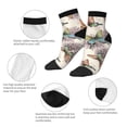 thumbnail image 6 of Bingfone Flying Butterflies-1 Design Patterned Men'S Women'S Casual Cotton Socks, 6 of 9