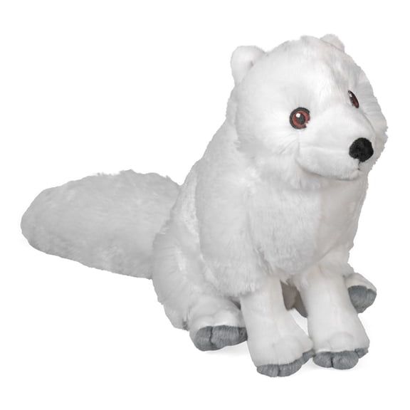 Wild Republic Cuddlekins Eco Arctic Fox, Stuffed Animal, 12 Inches, Plush Toy, Fill is Spun Recycled Water Bottles, Eco Friendly