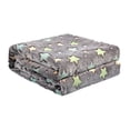 thumbnail image 2 of JeashCHAT Glow in The Dark Blanket for Kids, Unique Christmas Birthday Gifts for Girls Boys Teens, Soft Cozy Warm Fuzzy All Seasons Glowing Stars Blanket 50"×60", 2 of 7