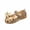 Gold, variant on Xijirk Kids Girls Shoes Elegant Bowknot Nubuck Leather Upper Comfortable Footwear Stylish Dance Shoes For Daily Wear,Pink,21