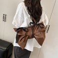 thumbnail image 5 of Super Cool Bow Crossbody Bag Nylon Solid Shoulder Bag Personality Crossbody Bag Fashion Aesthetic Handbags for Women, 5 of 7