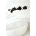thumbnail image 3 of Kingston Brass KS7120TAL 8" Center Wall Mount Bathroom Faucet, Matte Black, 3 of 4