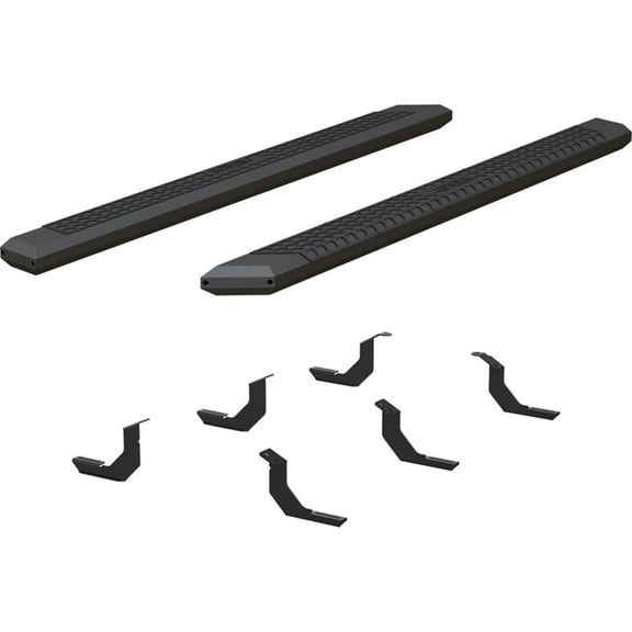 ARIES 2556046 AdvantEDGE Black Aluminum 91-Inch Truck Running Boards, Select Chevrolet Silverado, GMC Sierra 2500, 3500 HD Fits select: 2007 GMC NEW SIERRA