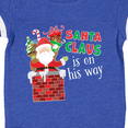 thumbnail image 4 of Inktastic Santa Claus Is On His Way Christmas Boys or Girls Baby Bodysuit, 4 of 5