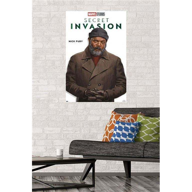Marvel Secret Invasion - Nick Fury Feature Series Wall Poster, 22.375 x  34 Framed 