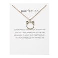 thumbnail image 4 of Animal Necklace Series Balance Beam Hummingbird Necklace Female Clavicle Chain, 4 of 9