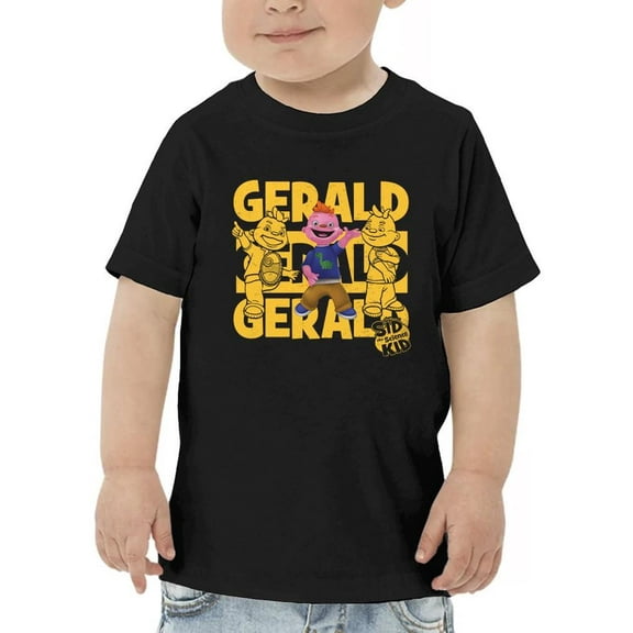 Gerald-Inspired Sid the Science Kid Character Art For Kids Toodler's T-shirt