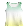 thumbnail image 5 of Gubotare Cute Tank Tops for Girls Girl's Kids Basic Crop Tank Tops Sleeveless Racerback Vest Top Size 10-12 (Yellow,11-12 Years), 5 of 6