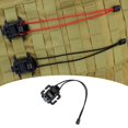 thumbnail image 1 of portátil Hebilla de correas de viaje de liberación rápida Cordón elástico para senderismo Trekking Negro Soledad Hebilla de cincha Molle, 1 of 10