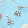 thumbnail image 3 of Dije de Cangrejo de Mar Bañado en Plata, 3 of 6