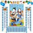 thumbnail image 1 of Set de 13 piezas de decoración para el Oktoberfest: pancartas para puertas y manteles, 1 of 8