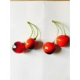 thumbnail image 3 of Accesorios de fotografía para teléfono móvil con simulación de alta imitación de doble enchufe, cerezas, cerezas, espuma de doble cabeza, joyería de cerezas, 3 of 6