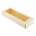 thumbnail image 2 of Taipei 9 oz Rectangle Poplar Container - with Window Flap Lid - 100 count box, 2 of 3