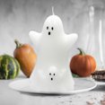 thumbnail image 6 of Mainstays Unscented Ghost Candle, 6.4 inches, White, 6 of 6