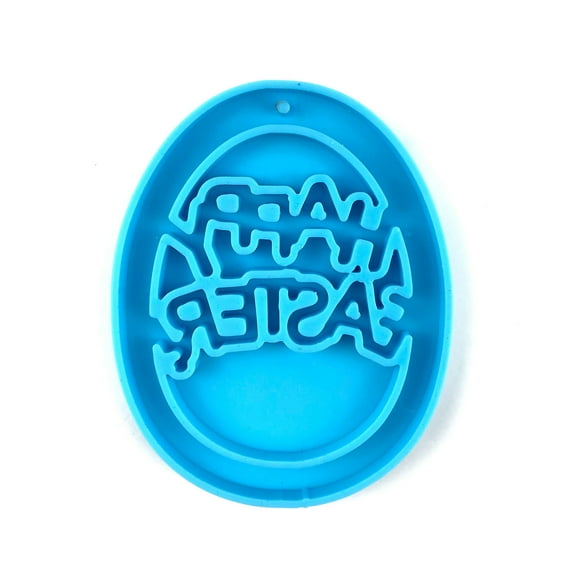 TERGAYEE Easter Eggs Molds,Easter Egg Epoxy Resin Molds for DIY Keychain Easter Holiday Spring Party Pendants Ornaments Decoration Gift