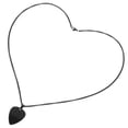 thumbnail image 4 of Black Stainless Steel Guitar Pick Charm Necklace for Decor Fashion Accessory Unisex 1 Piece, 4 of 9