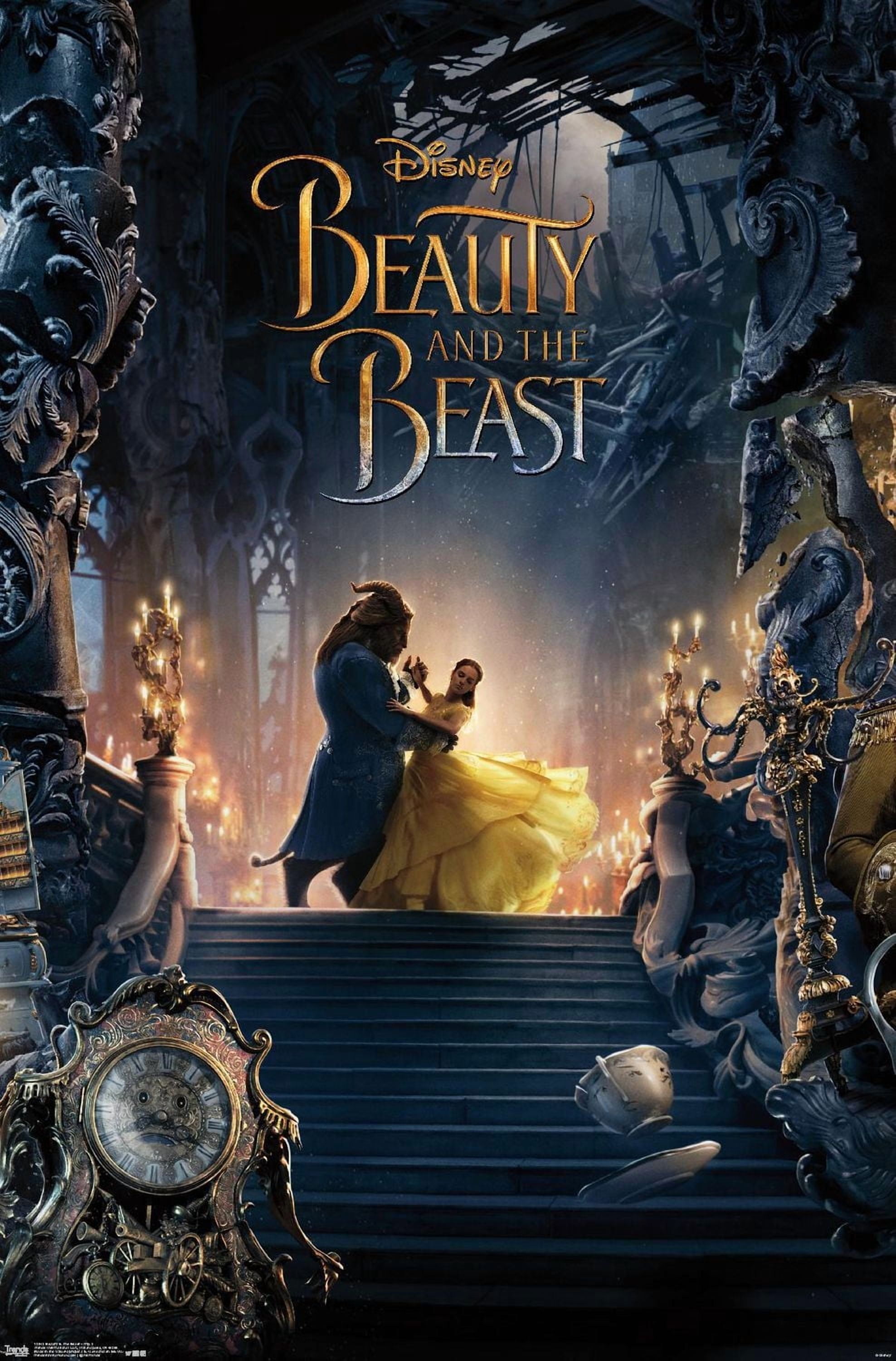 Disney Beauty And The Beast - Triptych 2 Wall Poster, 22.375" x 34"