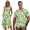 Green Leaf, variant on Yuyamidu Matching Hawaiian Outfits for Couples Womens Casual Dress Mens Beach Shirts Short Sleeve Button Up Shirt Flowy Asymmetrical Tank Dress Tiger Print
