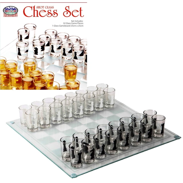 Juego de ajedrez Matty's Toy Stop Stop Small Shot Glass