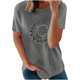 thumbnail image 1 of Pntutb moda adulta mujer cuello redondo manga corta tops camiseta estampados sueltos cortos Pntutb Pntutb-7058, 1 of 8