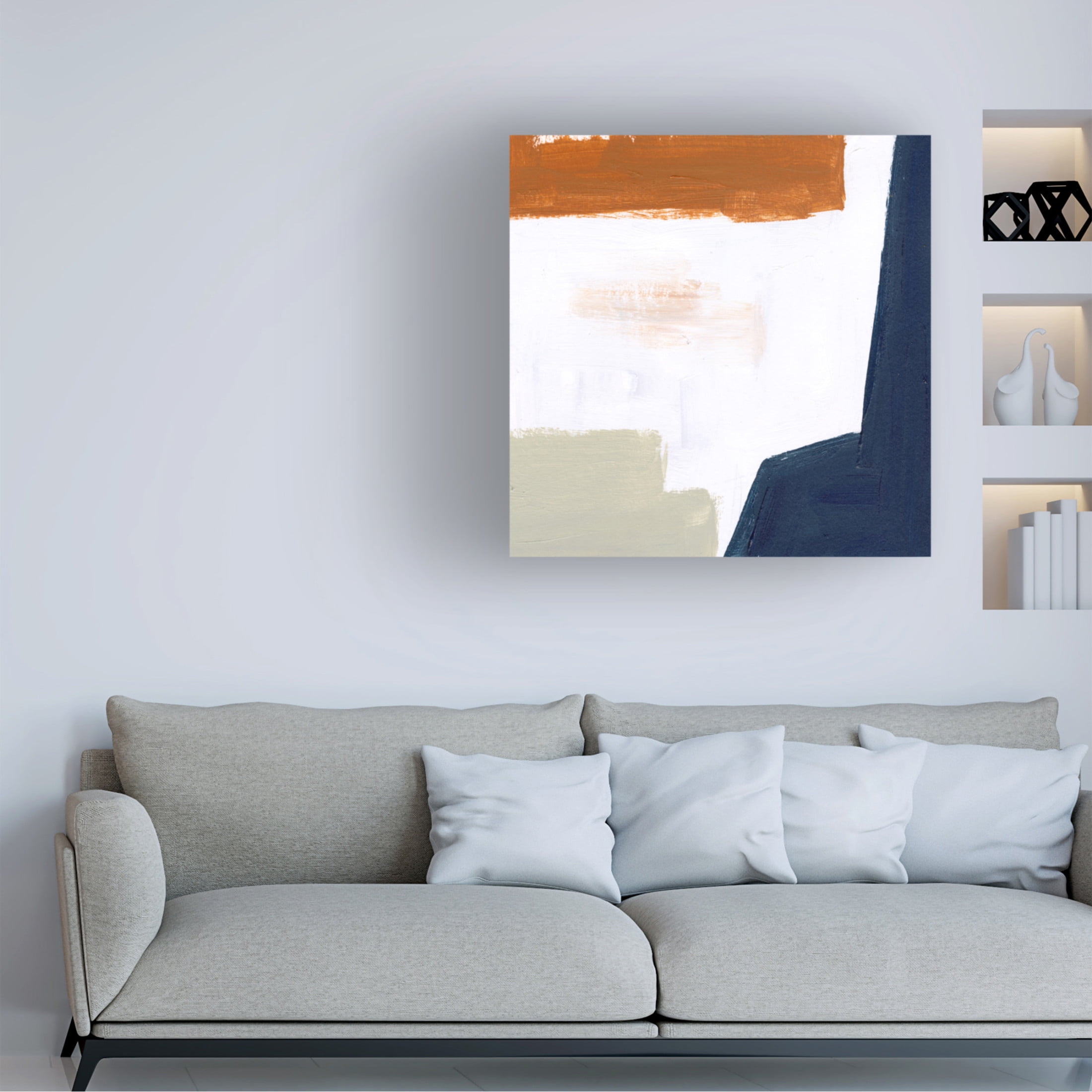 Canvas Wall Art - Melissa Wang 'After You II' Wall Art for Living Room, Bedroom, or Office Décor by Trademark Fine Art - 14 x 14 Inches