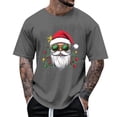 thumbnail image 1 of Tops para hombre, blusas y camisas de manga corta con cuello redondo para hombre, camiseta informal con cuello redondo y estampado para hombre, blusa de manga corta, blusa de poliéster para hombre, 1 of 4