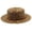 Brown, variant on Classic British Summer Sun Hat with Flat Top for Travel Casual Style Daily Leisure Wear