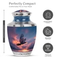 thumbnail image 2 of MUKTIVE Crow Cremation Urns for Adults Humans - Blue Funeral Urns for Adult Ashes Men - Sunset Large Urn for Human Remains - 10 Inch Memorial Urn for 2 Adults Ashes, 2 of 7