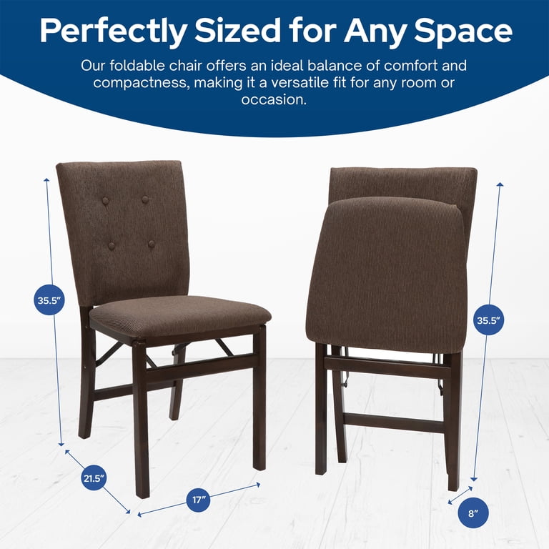 Free Shipping! Stakmore Parson's Hardwood Folding Chair Set of 2