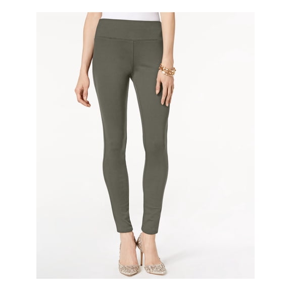 INC Womens Green Skinny Pants 6