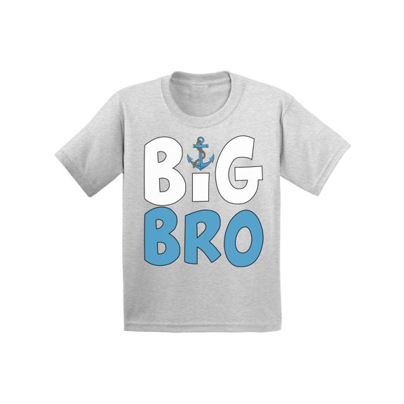 Awkward Styles Anchor Shirts Big Brother Sea Shirt Big Bro Shirt Baby Announcement Youth Shirt for Boys Pregnancy Announcement T Shirt for Kids Big Bro Youth T-Shirt Anchor Clothes Collection