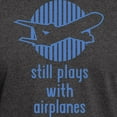 thumbnail image 3 of CafePress - Still Plays With Airplanes Dark T Shirt - Men's Classic Graphic Cotton T-Shirt, 3 of 4