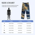 thumbnail image 4 of Sigee Golden Fantasy Landscape print Men's Pajama Pants Lounge Sleep Bottoms with Elastic Waistband and Pockets-Large, 4 of 6