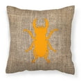 thumbnail image 2 of Carolines Treasures BB1063-BL-BN-PW1818 Beetle Burlap and Brown   Canvas Fabric Decorative Pillow BB1063 18H x18W, 2 of 2