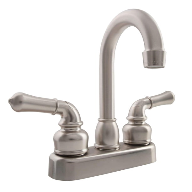 Grifo de barra giratoria RV Dura Faucet DF-PB150C-SN con caño de 15 cm