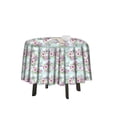 thumbnail image 1 of eloria Floral Printed Round Table Cloth Resistant Washable Decorative Table Cover for Dining Table, 1 of 1
