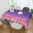 thumbnail image 2 of Yayeee Tablecloths 60" x 120" Rectangle Wrinkle Resistant Party Table Cover, Gradient Love, 2 of 8