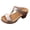 Rose Gold, variant on Sandals for Women Orthopedic Block Mid Heels Open Toe Beach Sandal Slip On Platform Walking Dress Shoes White Size 8