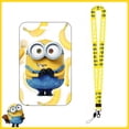 thumbnail image 2 of Portatarjetas de Minions con cordón, colgante de Minion, estuche de papelería para estudiantes, llavero, estuche para tarjetas de identificación de Bob, Joel, Kevin, figuras de Anime, juguete, 2 of 5