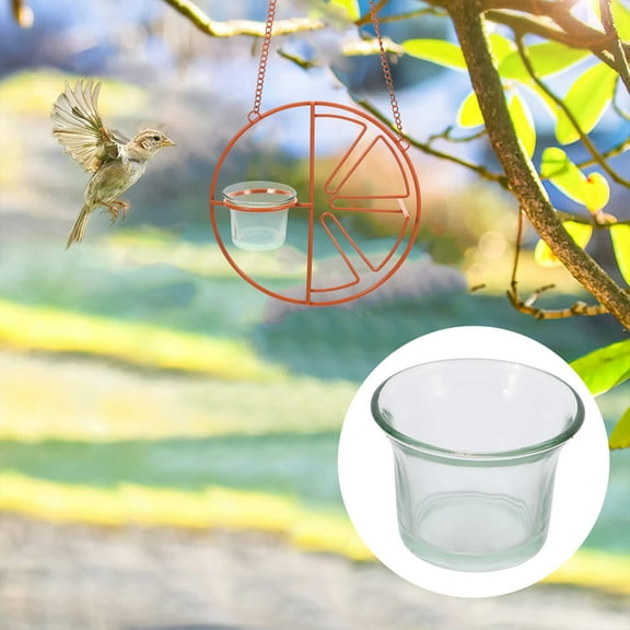 LULULION Bird Feeder Cup For Outside Replacement Parts For Outdoor Feeder Stylish Garden