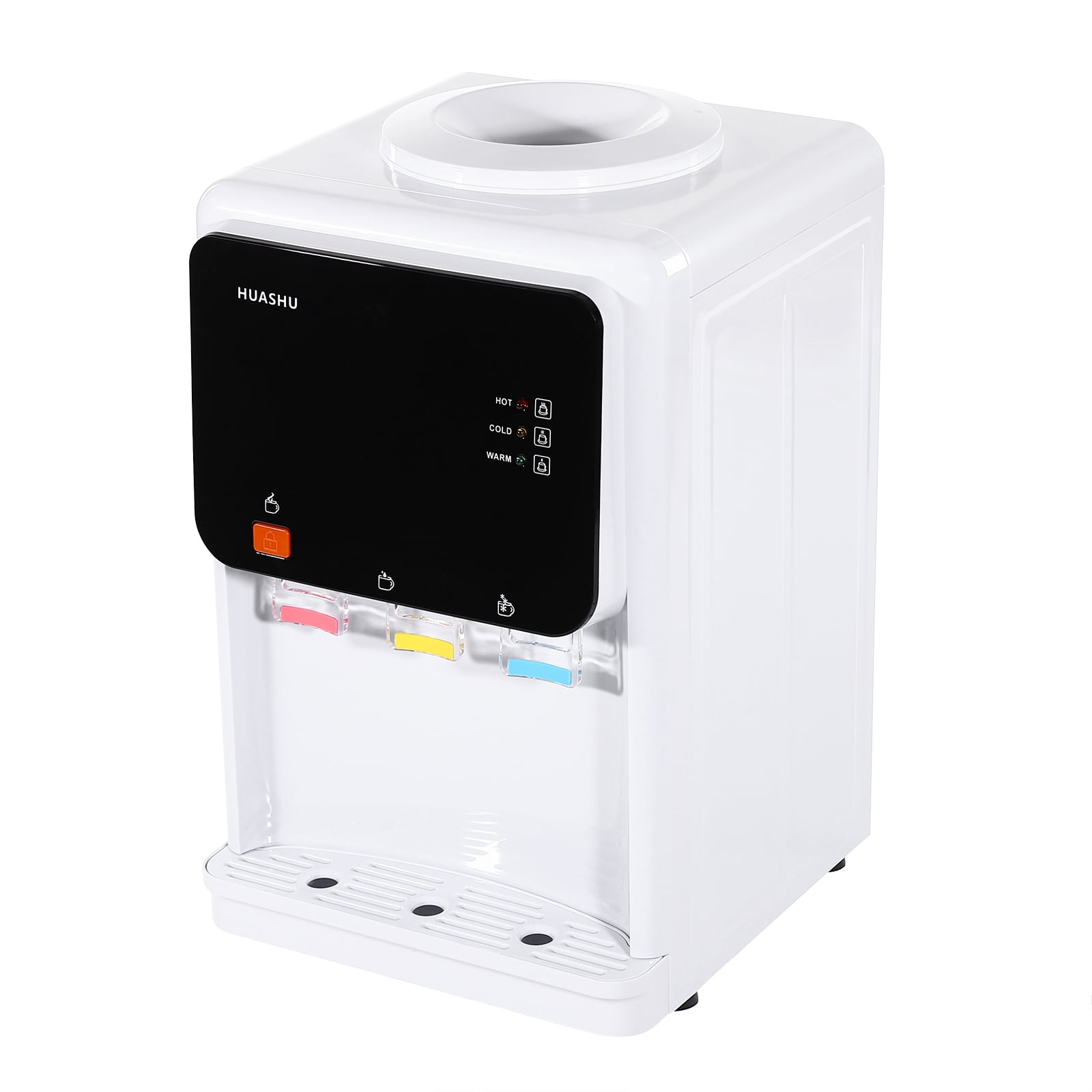 Wildnix Compact Water Dispenser Countertop, 3 Temperature Options (Hot, Warm, Cold), 500W Heating, 75W Cooling, Space-Saving Design, Easy Operation