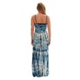 thumbnail image 3 of Riviera Sun Long Smocking Dresses for Women 21932-RWB-XL (Navy White Tie Dye, Medium), 3 of 4