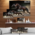 thumbnail image 4 of Design Art - Horses gallop in desert, 4 of 4