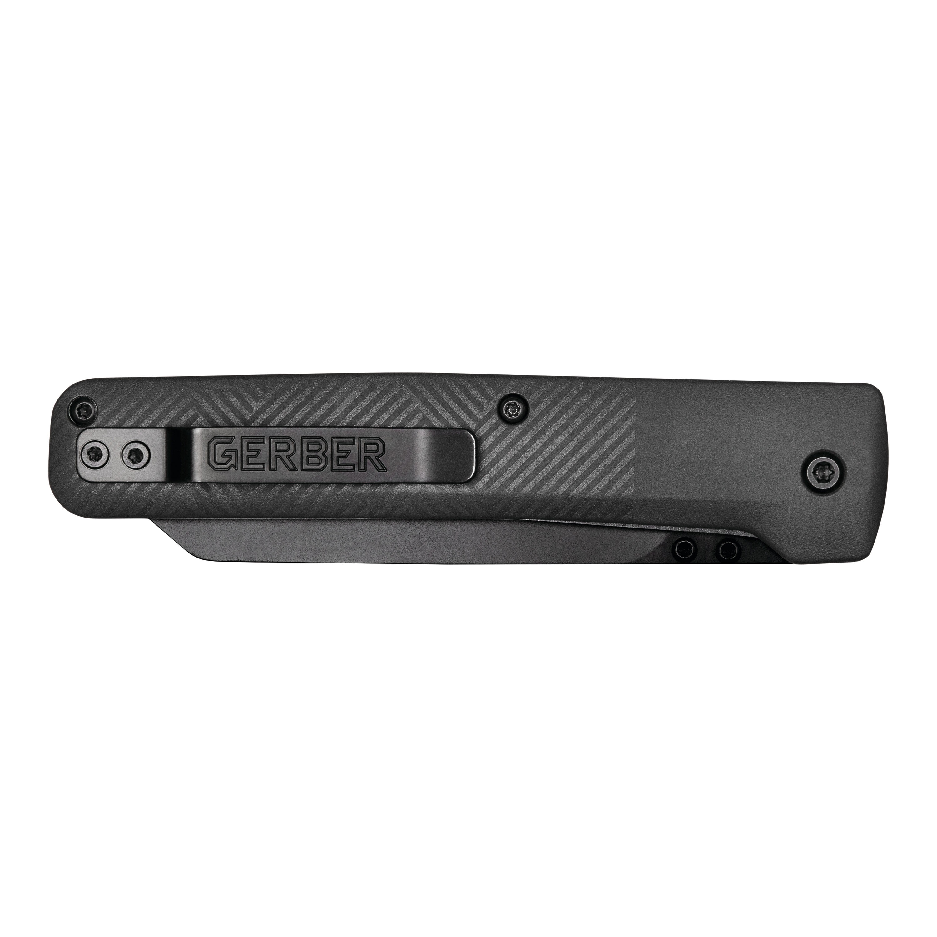 Gerber Pledge Knife, Grey, Plain Edge, Reverse Tanto Blade