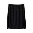 thumbnail image 4 of Ediodpoh Womens Skirts Summer Thin Breathable Inner Mid Length Ice Silk Thin Traceless Skirt for Knee Length Skirts for Women Black_001 XL, 4 of 8