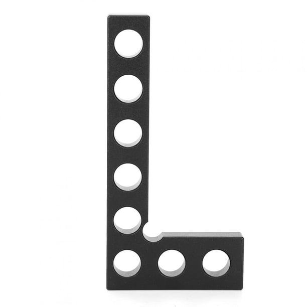 Regla De ángulo Recto Para Carpintería, Cuadrados De Posicionamiento Cuadrados De aleación De Aluminio Métricos, 0-100 Mm Fijos Para Herramienta De Medición Trabajos De