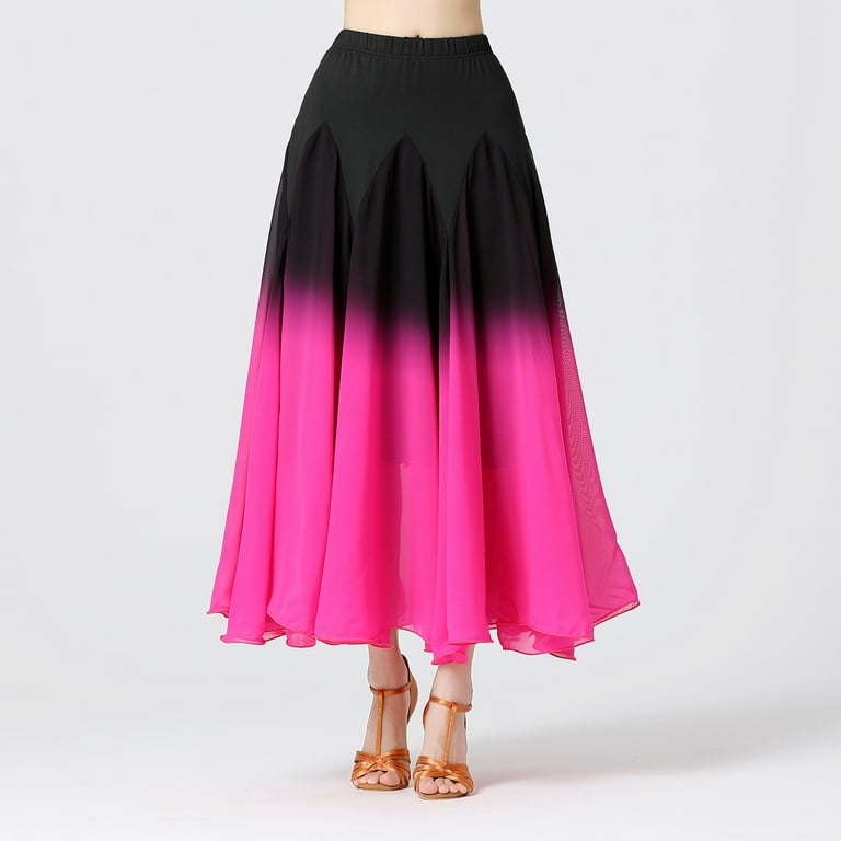 Fsqjgq Skirts for Women Tulle Skirts for Women Hot Pink Boho Maxi