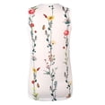 thumbnail image 5 of Verano mujer moda cuello redondo sin mangas estampado Casual Tee Tops Wmkox8yi bvn3577, 5 of 5