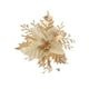 thumbnail image 2 of Adornos Navideños para Árbol (6 Piezas) | Flores Artificiales de Tela para Árboles de Navidad, Bodas y Fiestas | Flores Artificiales Rojas y Doradas de 15 Cm para Una Decoración Festiva Del Hogar, 2 of 6
